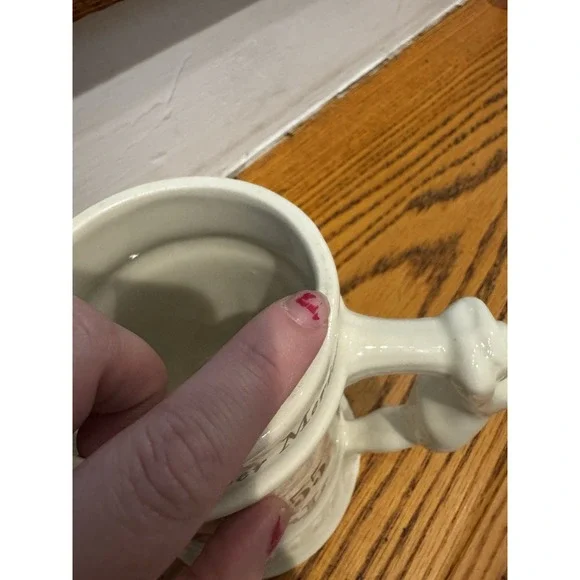 Vtg Gamma Del Of Lower Merion Mug Stein Lady On Handle 1955 Juk-Juk Pennsylvania